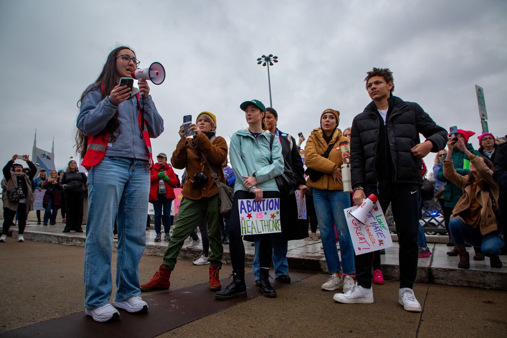 Slideshow: Hundreds Gather for 2025 People's March in Downtown Nashville